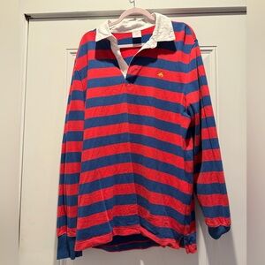 Brooks Brothers Red and Blue Rugby Shirt